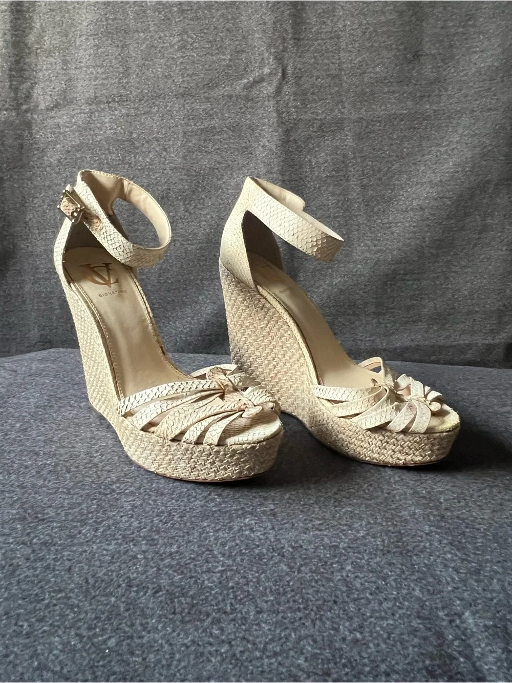 Vince Camuto Signature Platform Wedges